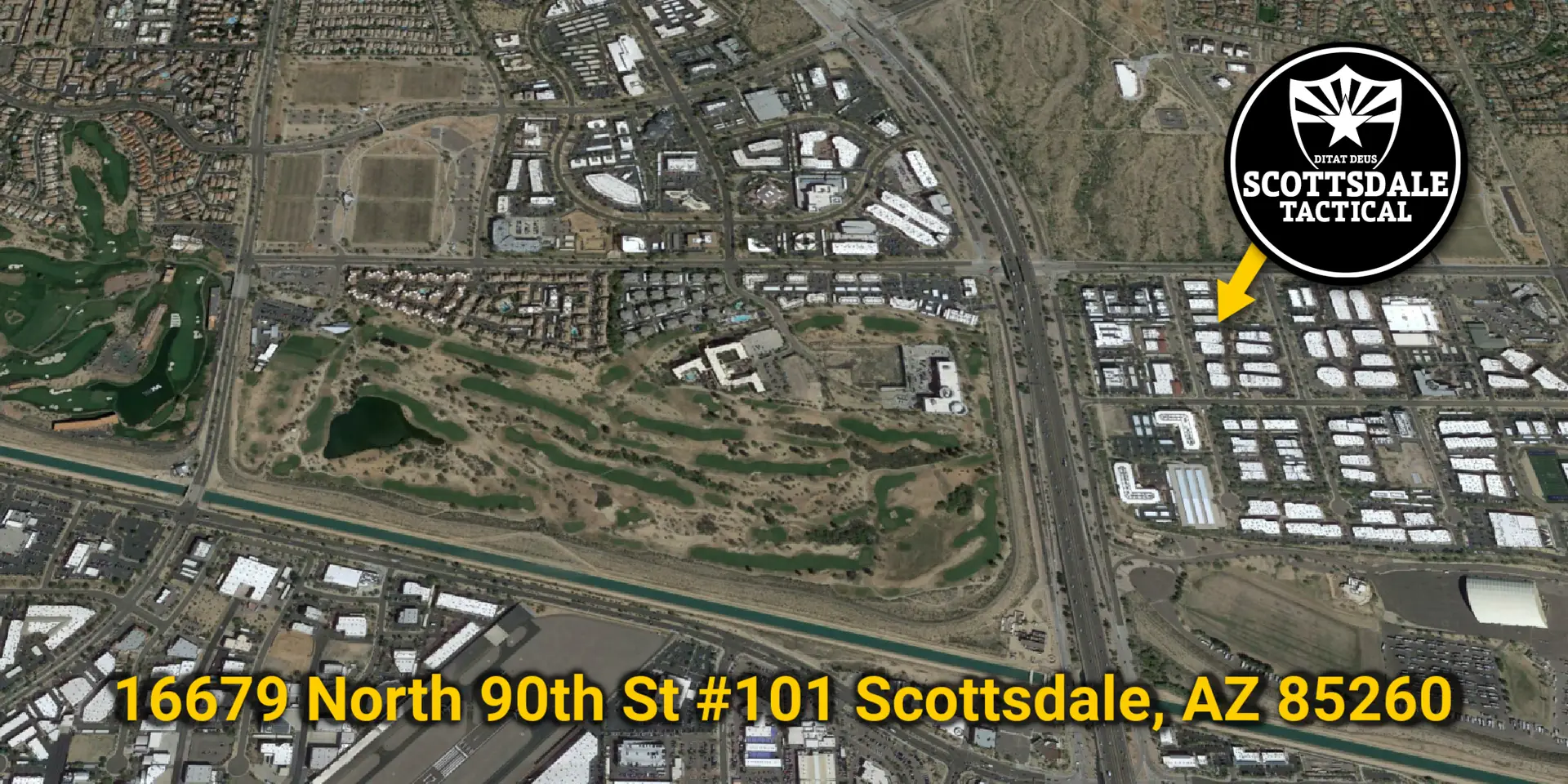 Aerial Map to Scottsdale Tactical